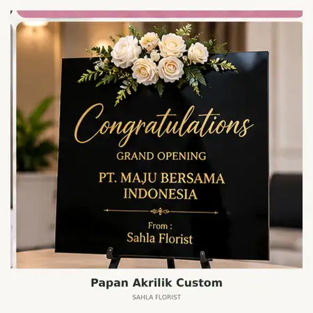 Papan Bunga Akrilik Karawang Barat